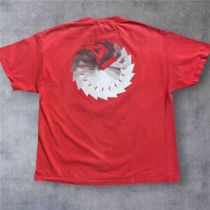 Reebok AI Allen Iverson Athletic Fit Red Cotton Graphic Tee Men's Size XL